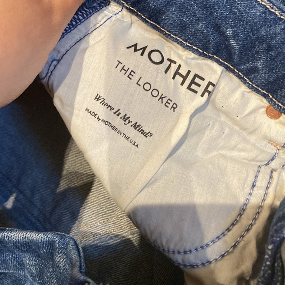 Mother Denim / The Looker Where Is My Mind Blue Mid Rise Skinny Jeans Size 27 - Picture 6 of 7